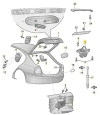 фото thumb №8, Skoda octavia ii замок крышки 1z5827501e