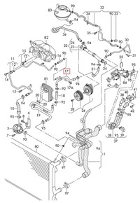 фото thumb №9, Магистраль wody vw touran 1t3 lift 1.4 tsi 1k0121070bj