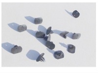 Купить Ssangyong rodius 2005r - клипсы шумоизоляция капот, фото thumb