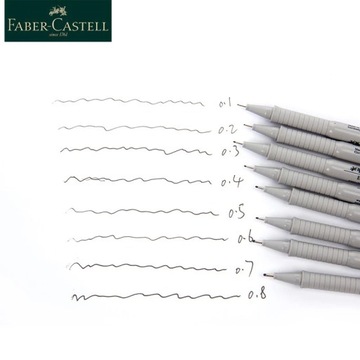 Тонкая подводка FABER CASTELL Eco Pigment 0,4 мм черная