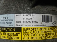 фото thumb №5, Компрессор кондиционера renault nissan 8200309193