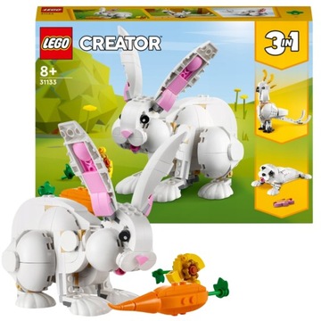 НАБОР LEGO CREATOR 3 В 1 БЕЛЫЙ КРОЛИК В ПОДАРОК