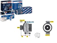 Купити Bosch генератор 14v 150a ford transit land rove, фото thumb