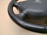фото thumb №3, Кермо + подушка безпеки подушка шкіра mercedes e-klasa w211 02-06 дорестайлінг