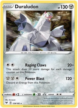 Карты TCG POKEMON, фольга, монета Toxtricity 2 BOOSTER