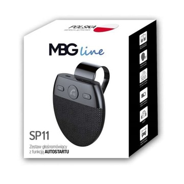Zestaw głośnomówiący MBG LINE BT 5.0 autostart PL