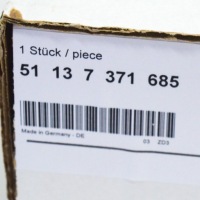 Bmw 1 f20 бампер передній лівий верхній решітка радіатора 51137371685 7371685 2015 Київ, фото thumb