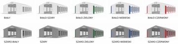 6x10m 2-3,09m Namiot handlowy ogrodowy wzmocniony