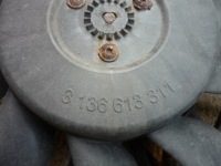 Вентилятор радиатора воды opel zafira b 1.7 1.9 cdti 2.2 24467442 исправный Недорого, фото thumb