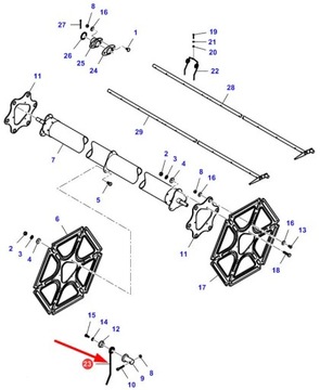 LA320779150 Палец пружинной катушки