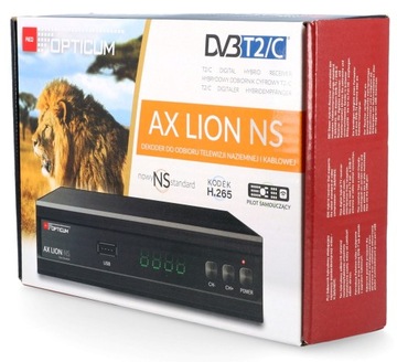Tuner Dekoder DVB-T2 H265 DVB-C Telewizji Cyfrowej