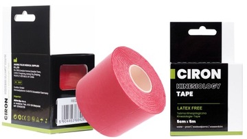 TEJPY Plastry kinesio kinesiotaping tape CIRON 5m TAŚMA kinezjologiczna