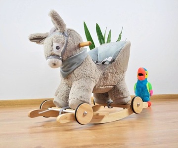 Качалка-качалка DONKEY 2in1 RIDE-OVER, детская качелька-качалка-качалка для лошади