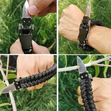 БРАСЛЕТ ПАРАКОРДНЫЙ НОЖ OUTDOOR SURVIVAL JL108
