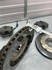 фото thumb №12, Гальмівні диски супорти гальма керамічні 400mm комплект перед задня audi a8 s8 d4