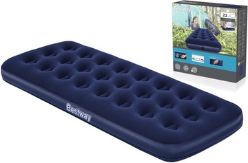ОДИНОЧНЫЙ НАДУВНОЙ ВЕЛЮРОВЫЙ МАТРАС BESTWAY 67000 185x76x22 CM