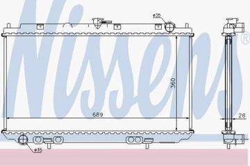 фото thumb №9, Радіаторів води nissens 67349a