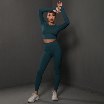 Спортивный комплект из двух предметов SET LEGGINGS топ FITNESS Gym SET M