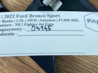 фото thumb №6, Пластик оздоблення заглушка маскувальна накладка ford bronco sport 2020+ usa