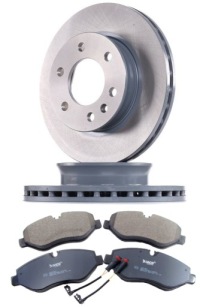 Купить Тормозные диски тормозные колодки перед sprinter 211-318 crafter 30-35, фото thumb