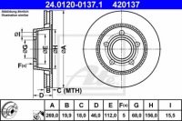 фото thumb №3, Тормозные диски тормозные колодки задняя ate audi a8 d2