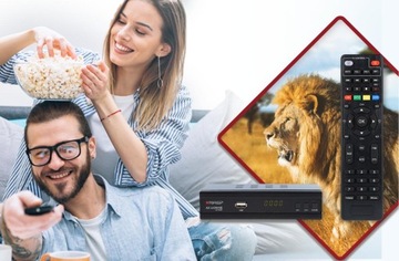 Декодер DVB-T2 Цифровой ТВ-тюнер Opticum H.265 HEVC