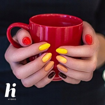 HI HYBRID #111 Melon Cream Melon Orange Гибридный лак для ногтей 5 мл SEOL