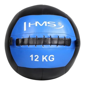 Медбол HMS 33 см черный WALL BALL