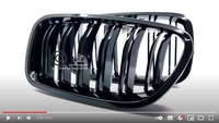 фото thumb №12, Решітка радіатора решітки радіатора bmw f10 f11 10-16 чорний блиск двигун гарний
