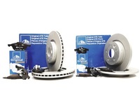 фото thumb №1, Ate гальмівні диски + гальмівні колодки перед + задня ford focus 2 300mm