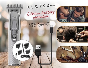 AD 2836s Профессиональный триммер - USB ADLER