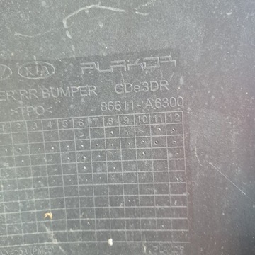 фото thumb №11, Hyundai i30 ii купе 12- бампер зад задній bez pdc 86611-a6300