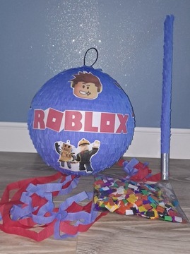 БОЛЬШАЯ ПИНАТА 88 см ПАЛКА ROBLOX PINATA + БЕСПЛАТНЫЕ ПОДАРКИ