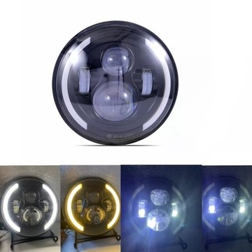 7 CALI REFLEKTOR LAMPA LED PRZEDNIA MOTOCYKL 150W