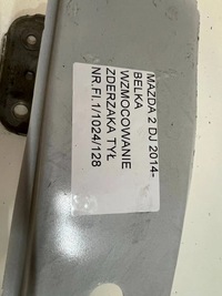 фото thumb №11, Mazda 2 dj 2014- усилитель балка бампера заднего задняя oem europa