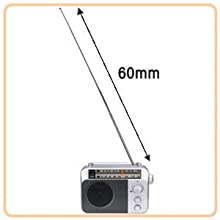 Retekess TR604radio FM AM Przenośne radio(Srebrne)