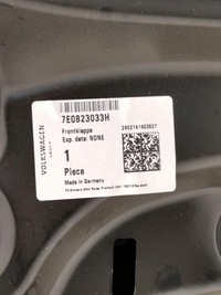 фото thumb №7, Капот крышка двигателя кузов volkswagen t6 7e 7e0823033h 7e0823033g