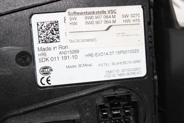 фото thumb №3, Модуль комфорта bcm audi q5 80a 2017- 8w0907064m