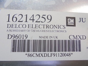 фото thumb №6, Astra i f блок керування двигуна 16214259 1,6