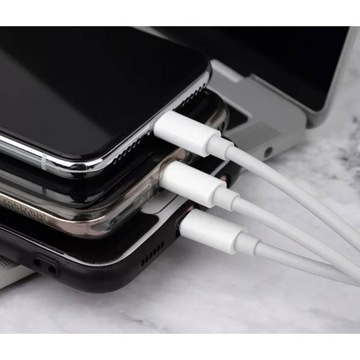 USB-КАБЕЛЬ 3В1 MICRO USB USB-C LIGHTNING 1M БЕЛЫЙ