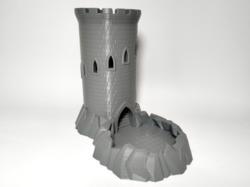 Wieża do kości. DICE TOWER. Szara