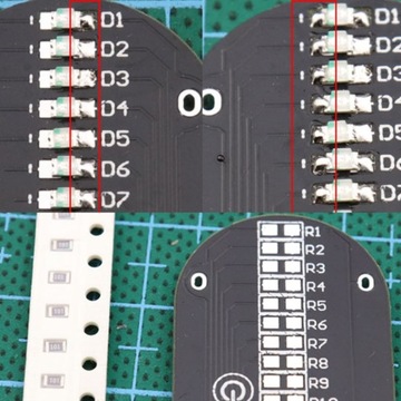 Fidget gyro Spinner SMD паяльный чип DIY KIT