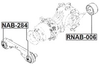 фото thumb №2, Febest rnab-006 підшипниковий вузол, механізм диференціал