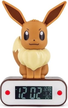 Будильник Pokémon EEVEE со светодиодной подсветкой и мотивом