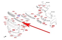 фото thumb №3, Kia niro защита ремня накладка решётка 86360g5000 оригинал