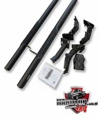 фото thumb №6, Пороги боковой чёрные с накладки vw amarok 2009-2022 пороги трубопровод