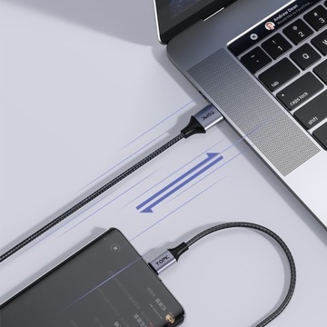Быстрый кабель USB-USB C / USB Type C 2 метра TOPK