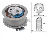 фото thumb №2, Schaeffler ina 531 0565 30 ролик натягувач, стрічка розподільний вал