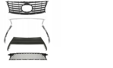 фото thumb №1, Lexus is 13 - 2017 решітка радіатора + решітка + решітка нижня + планка рамка хром нова
