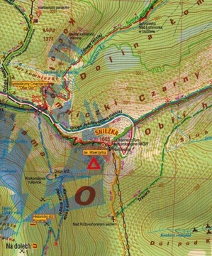 КАРКОНОШЕ ГОРЫ Йизерские Рудные горы НАБОР КАРТ 3 в 1 GALILEOS